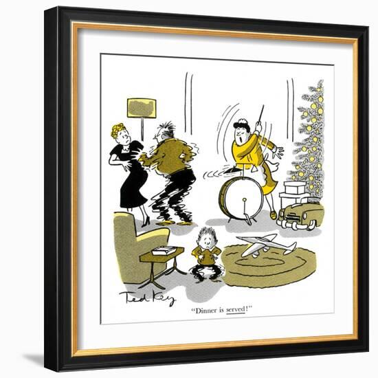 Hazel Cartoon-Ted Key-Framed Giclee Print