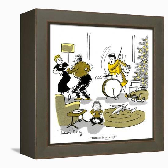 Hazel Cartoon-Ted Key-Framed Premier Image Canvas