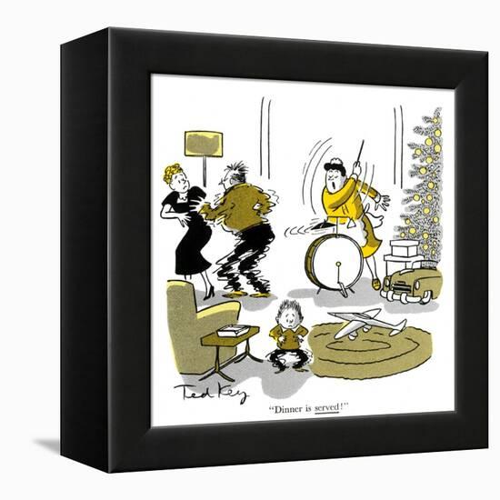 Hazel Cartoon-Ted Key-Framed Premier Image Canvas