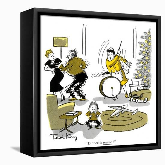 Hazel Cartoon-Ted Key-Framed Premier Image Canvas