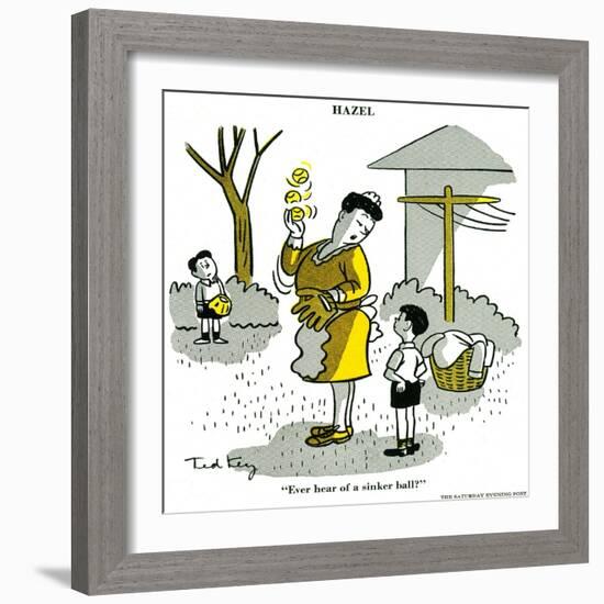 Hazel Cartoon-Ted Key-Framed Giclee Print