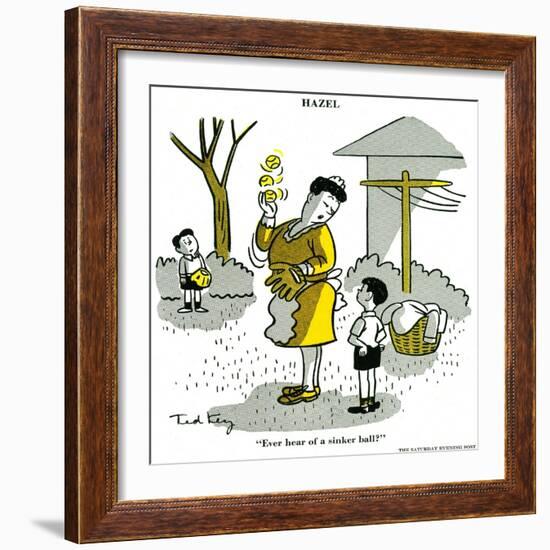 Hazel Cartoon-Ted Key-Framed Giclee Print