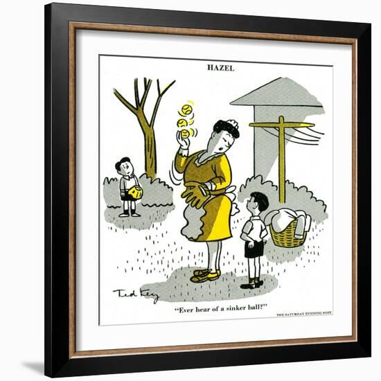 Hazel Cartoon-Ted Key-Framed Giclee Print