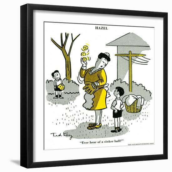 Hazel Cartoon-Ted Key-Framed Giclee Print