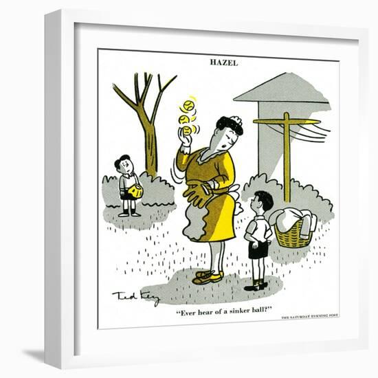 Hazel Cartoon-Ted Key-Framed Giclee Print