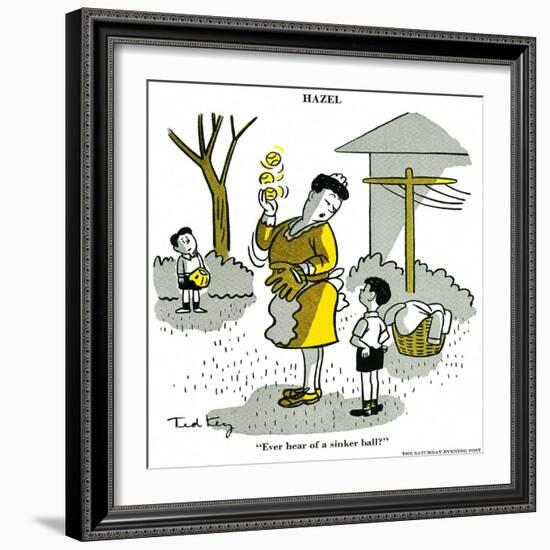 Hazel Cartoon-Ted Key-Framed Giclee Print