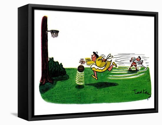 Hazel Cartoon-Ted Key-Framed Premier Image Canvas