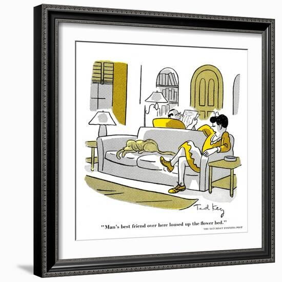 Hazel Cartoon-Ted Key-Framed Giclee Print