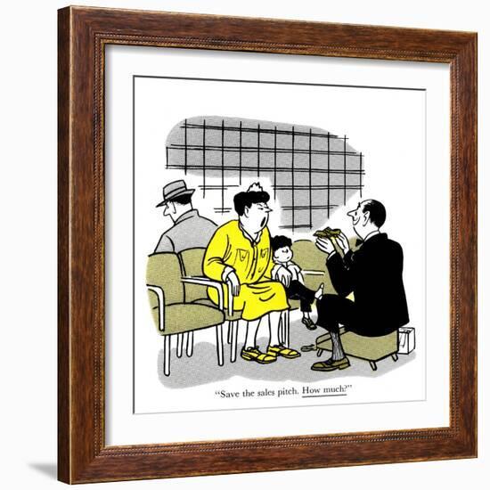 Hazel Cartoon-Ted Key-Framed Giclee Print