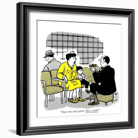 Hazel Cartoon-Ted Key-Framed Giclee Print