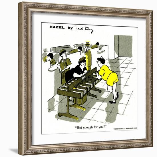 Hazel Cartoon-Ted Key-Framed Giclee Print