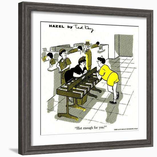 Hazel Cartoon-Ted Key-Framed Giclee Print