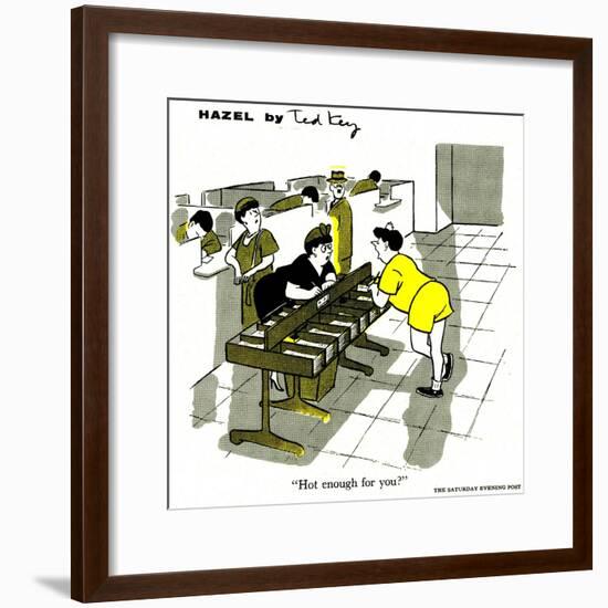 Hazel Cartoon-Ted Key-Framed Giclee Print