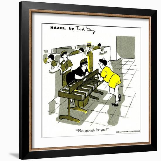 Hazel Cartoon-Ted Key-Framed Giclee Print