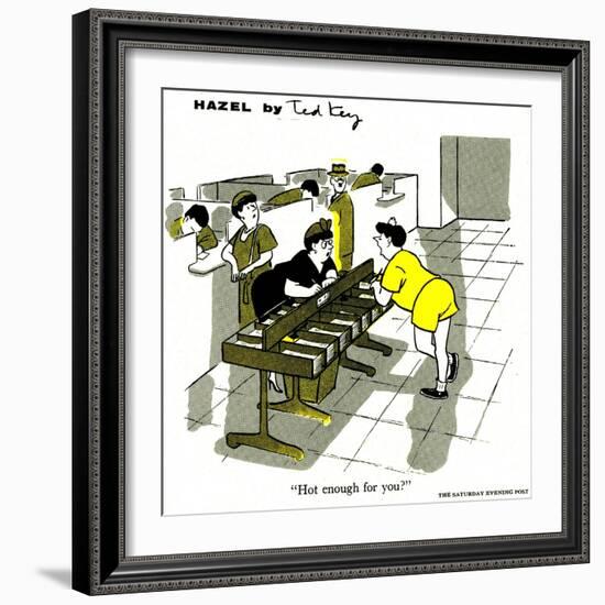 Hazel Cartoon-Ted Key-Framed Giclee Print