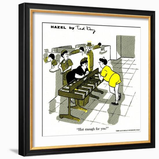 Hazel Cartoon-Ted Key-Framed Giclee Print