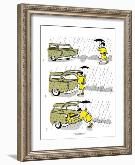 Hazel Cartoon-Ted Key-Framed Giclee Print