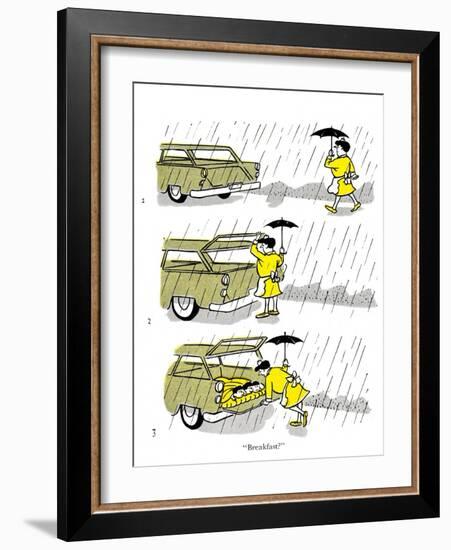 Hazel Cartoon-Ted Key-Framed Giclee Print