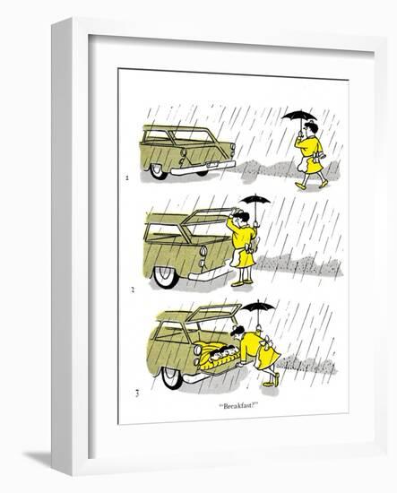 Hazel Cartoon-Ted Key-Framed Giclee Print