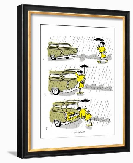 Hazel Cartoon-Ted Key-Framed Giclee Print