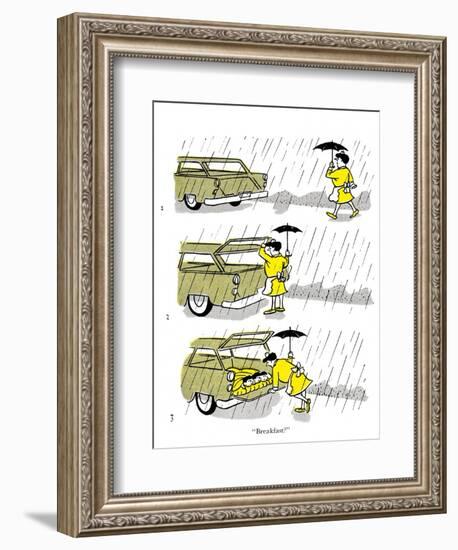 Hazel Cartoon-Ted Key-Framed Giclee Print