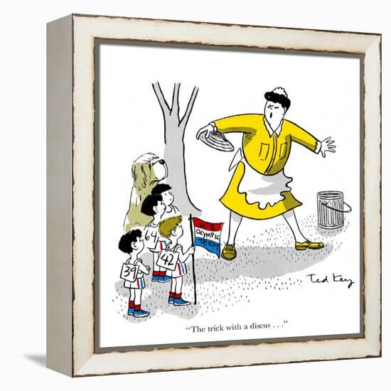 Hazel Cartoon-Ted Key-Framed Premier Image Canvas