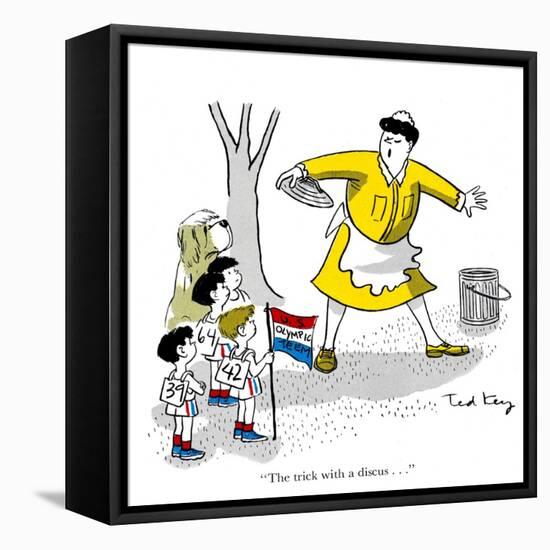 Hazel Cartoon-Ted Key-Framed Premier Image Canvas