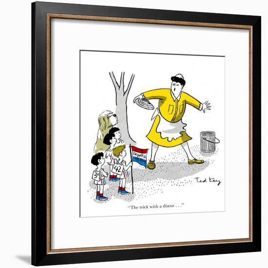 Hazel Cartoon-Ted Key-Framed Giclee Print