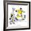 Hazel Cartoon-Ted Key-Framed Giclee Print