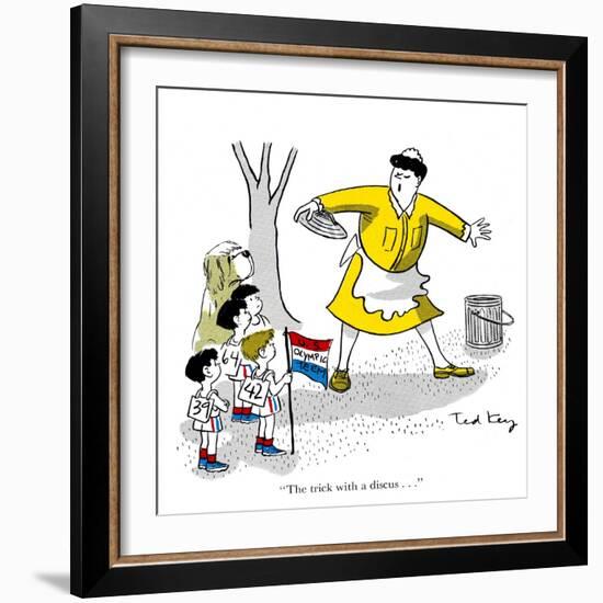 Hazel Cartoon-Ted Key-Framed Giclee Print