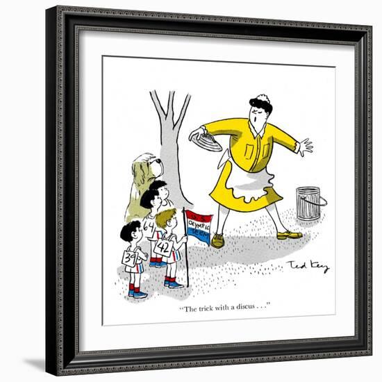 Hazel Cartoon-Ted Key-Framed Giclee Print