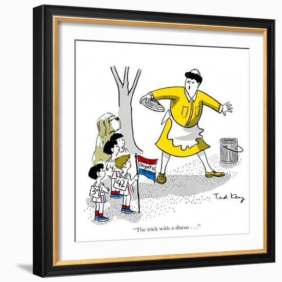 Hazel Cartoon-Ted Key-Framed Giclee Print