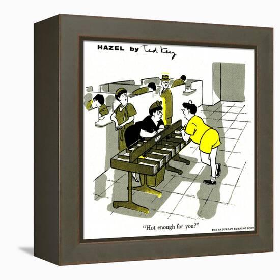 Hazel Cartoon-Ted Key-Framed Premier Image Canvas