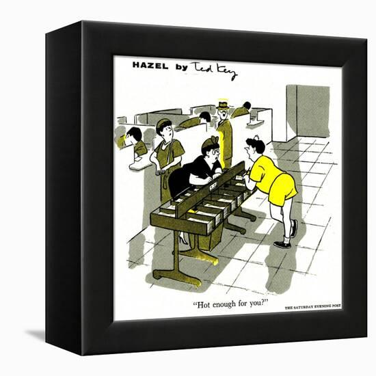 Hazel Cartoon-Ted Key-Framed Premier Image Canvas