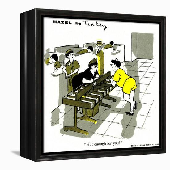 Hazel Cartoon-Ted Key-Framed Premier Image Canvas