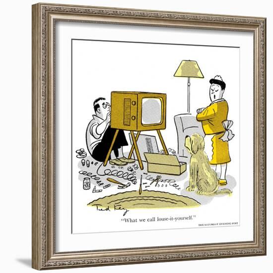 Hazel Cartoon-Ted Key-Framed Giclee Print