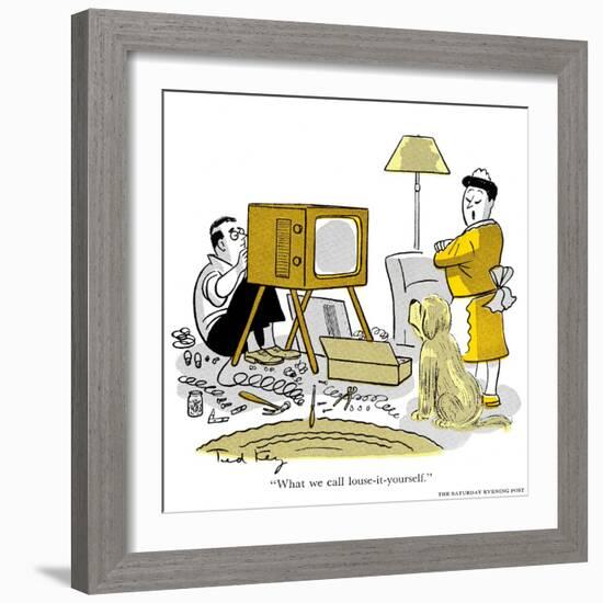 Hazel Cartoon-Ted Key-Framed Giclee Print