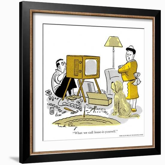 Hazel Cartoon-Ted Key-Framed Giclee Print