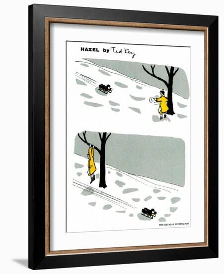 Hazel Cartoon-Ted Key-Framed Giclee Print