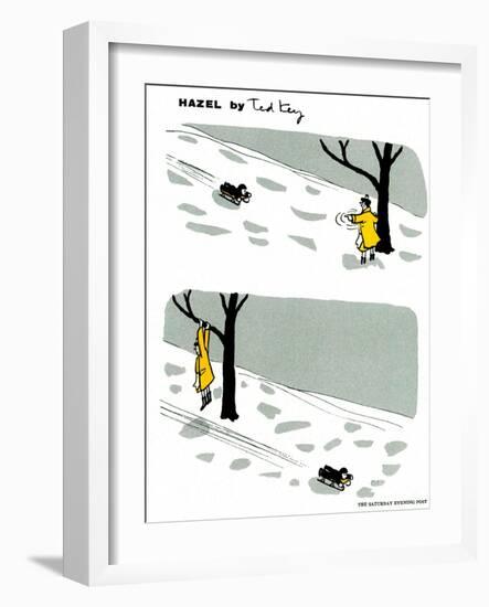 Hazel Cartoon-Ted Key-Framed Giclee Print