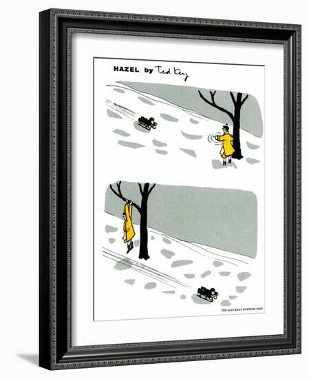 Hazel Cartoon-Ted Key-Framed Giclee Print