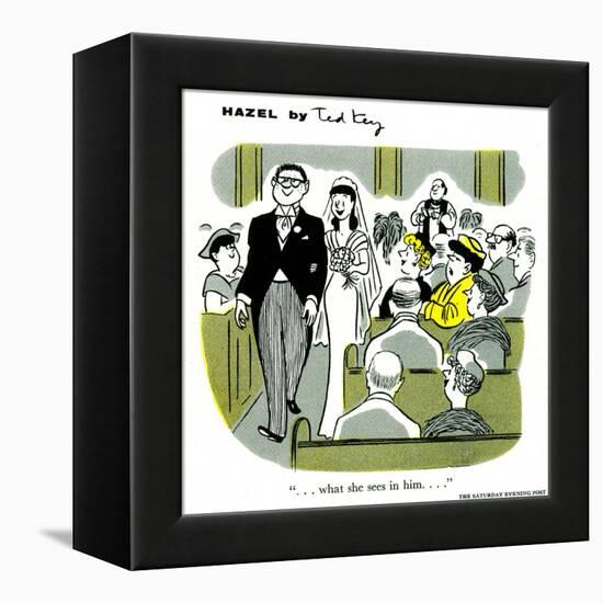 Hazel Cartoon-Ted Key-Framed Premier Image Canvas