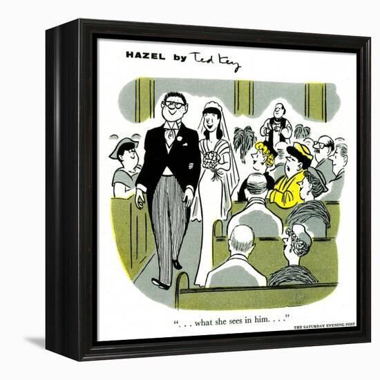 Hazel Cartoon-Ted Key-Framed Premier Image Canvas