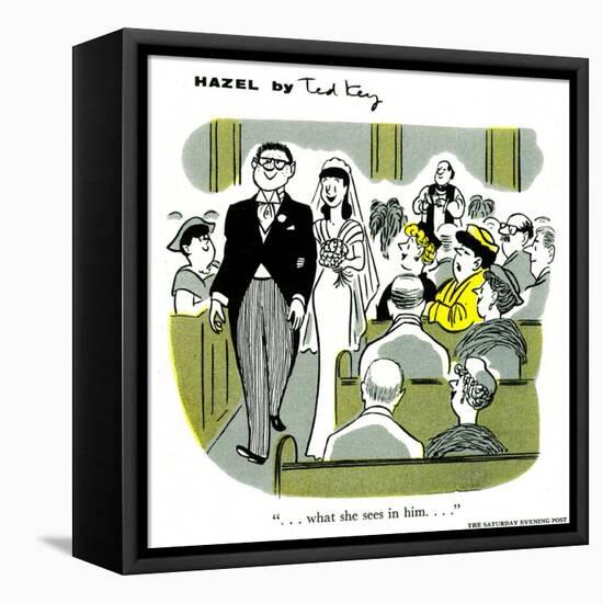 Hazel Cartoon-Ted Key-Framed Premier Image Canvas