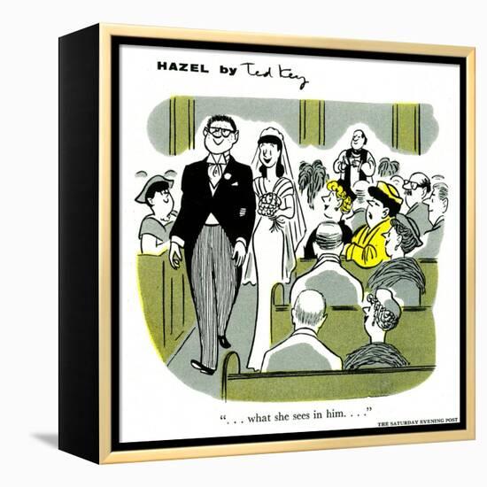 Hazel Cartoon-Ted Key-Framed Premier Image Canvas