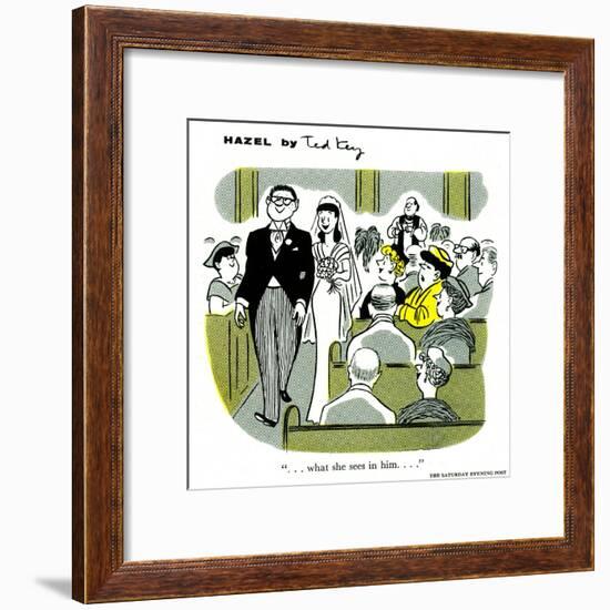 Hazel Cartoon-Ted Key-Framed Giclee Print