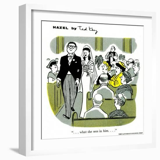 Hazel Cartoon-Ted Key-Framed Giclee Print