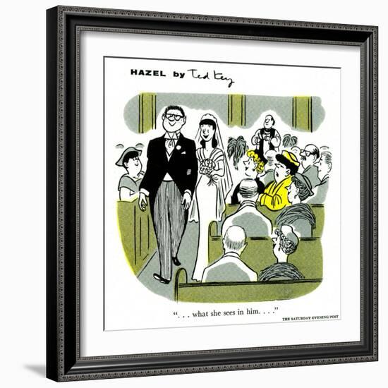 Hazel Cartoon-Ted Key-Framed Giclee Print