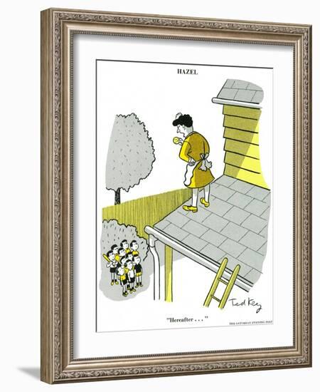 Hazel Cartoon-Ted Key-Framed Giclee Print