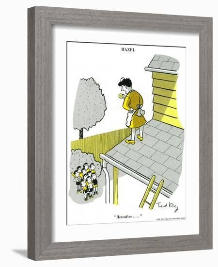 Hazel Cartoon-Ted Key-Framed Giclee Print